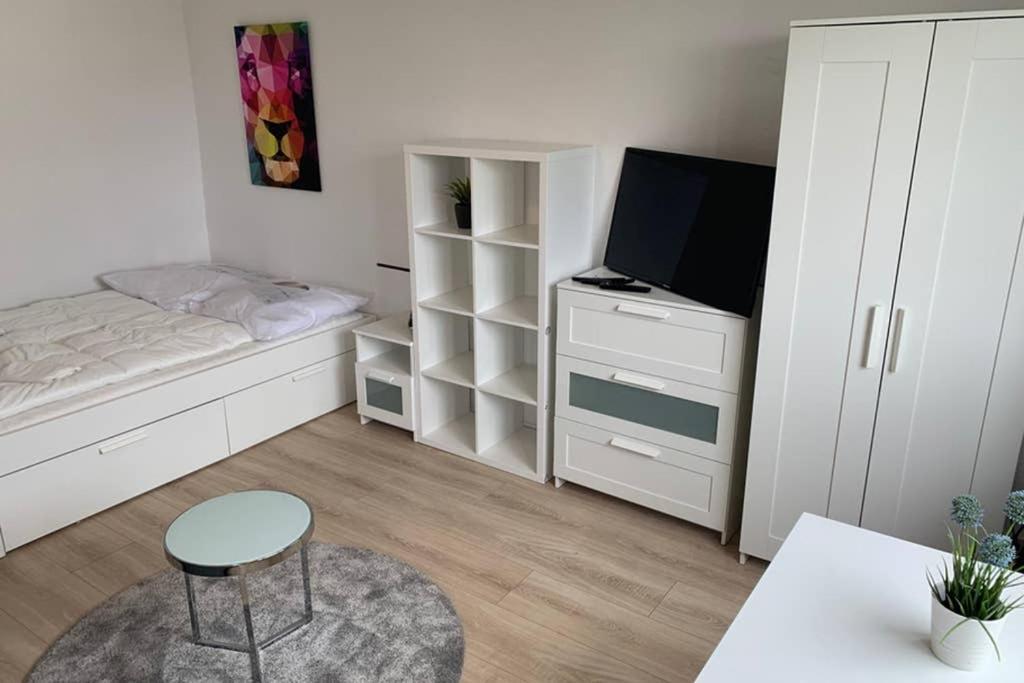 1 Zi-Whg, Netflix, Wifi, Kueche, 15Min Zum Zentrum Leipzig Exterior photo
